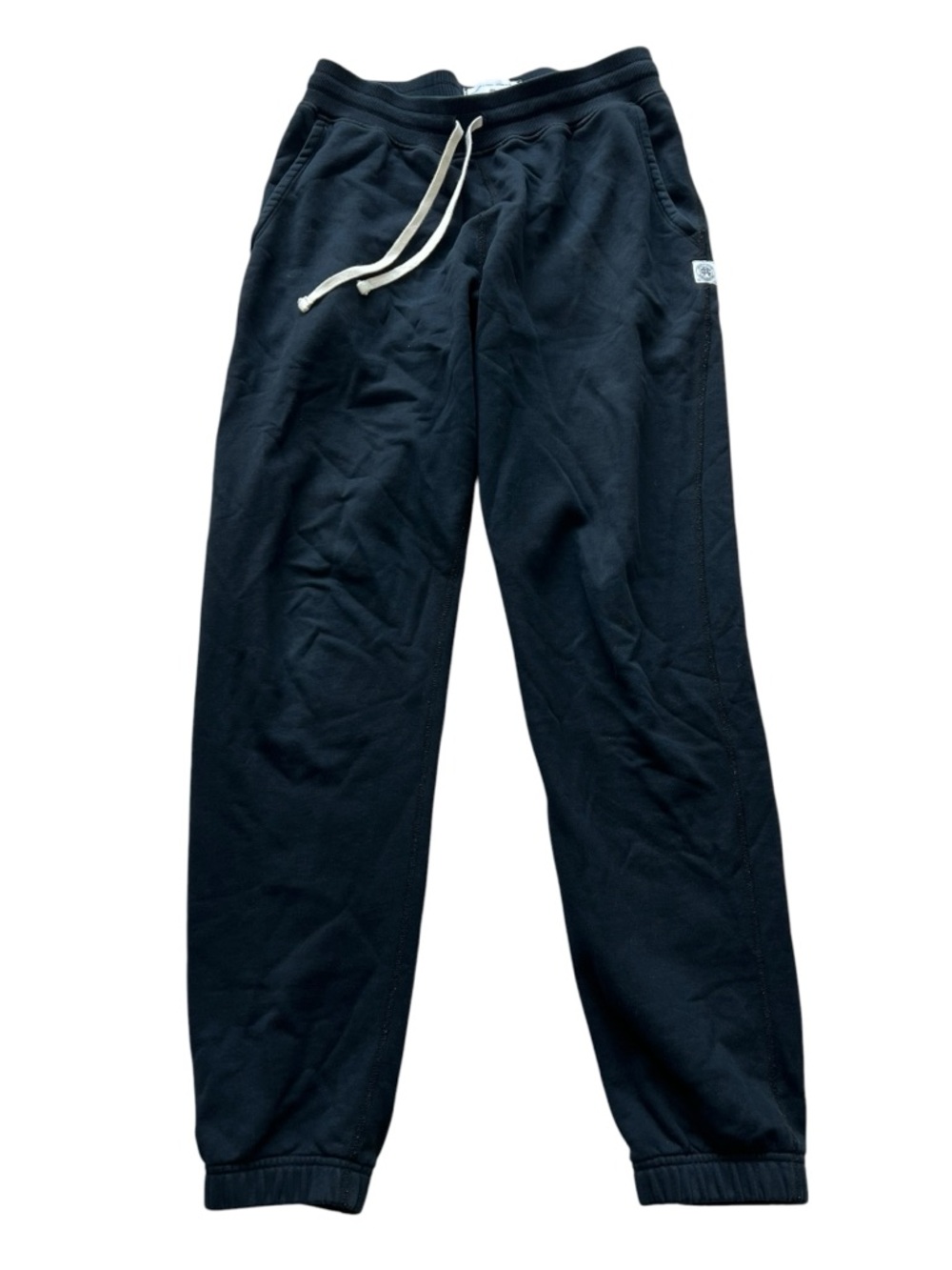 Reigning Champ Black Sweatpants with White Drawstring - Picture 2 of 6